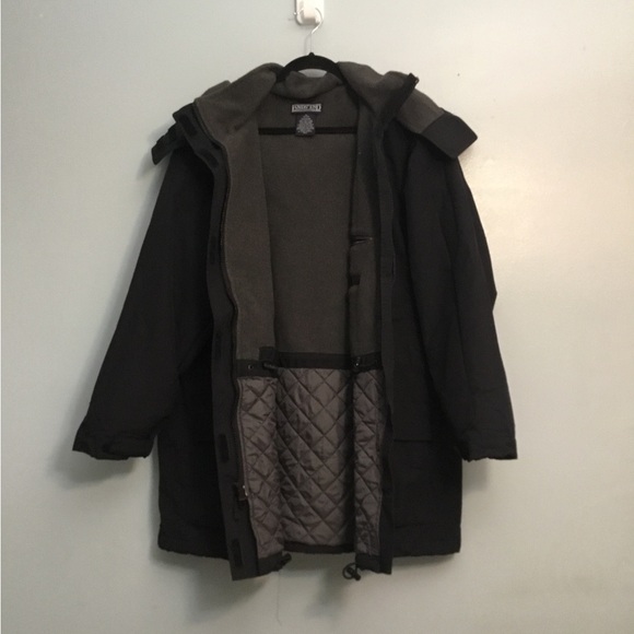 Lands' End Other - Lands' End Charcoal Fleece Outerwear
